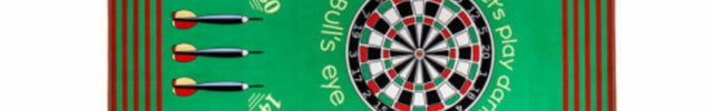 Dartteppich 79 × 237 cm – Hochwertiger Dart Teppich mit Oche, rutschhemmend