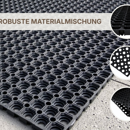 Torano Gummiringmatte – robuste Schmutzfangmatte für Innen und Außen
