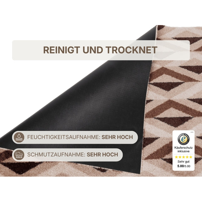 Design-Fußmatte nach Maß – Sahara Diamond